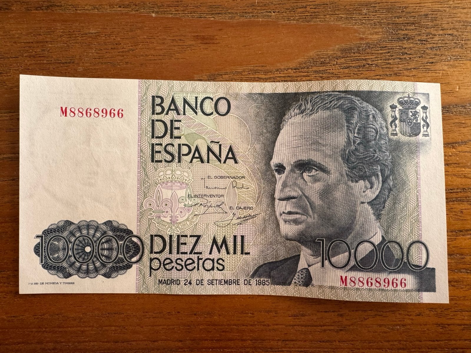 Spanje p161 UNC 10000 pesetas, Ophalen of Verzenden, Overige landen, Los biljet