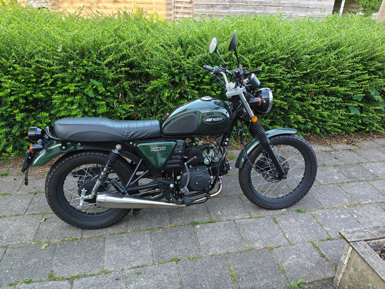 Hanway Raw 50 zo goed als nieuw, Fietsen en Brommers, Brommers | Overige merken, Ophalen, Maximaal 45 km/u, Zo goed als nieuw