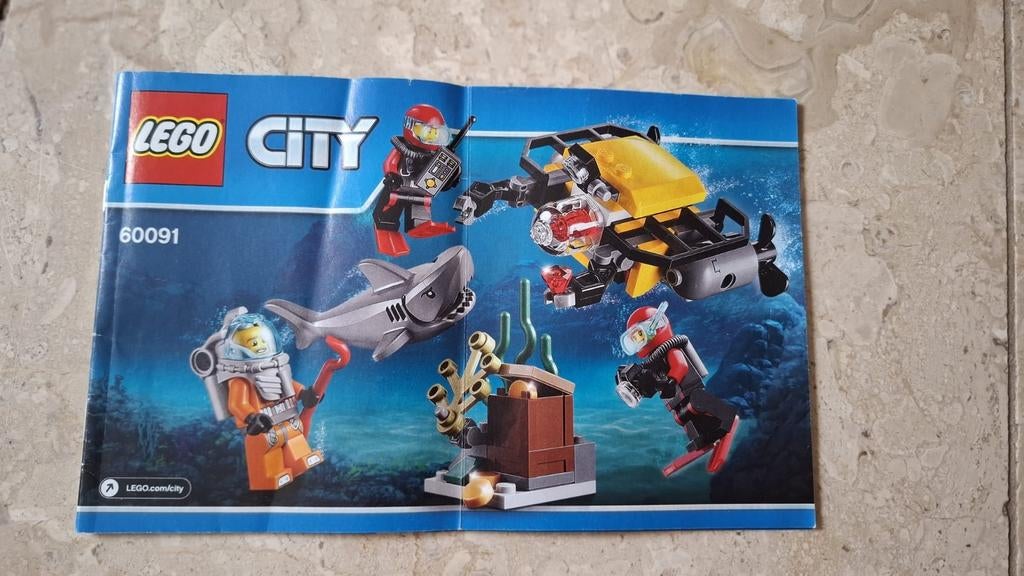 Lego City 60091 Diepzee Starter Set, Ophalen of Verzenden