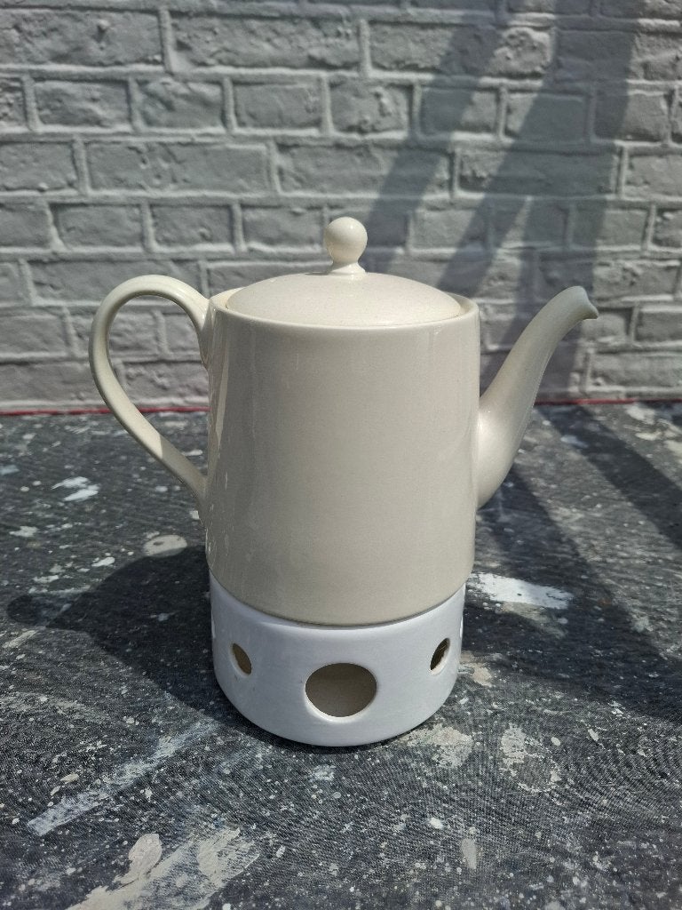 Theepot met warmhouder, Ophalen, Zo goed als nieuw, Overige stijlen, Theepot