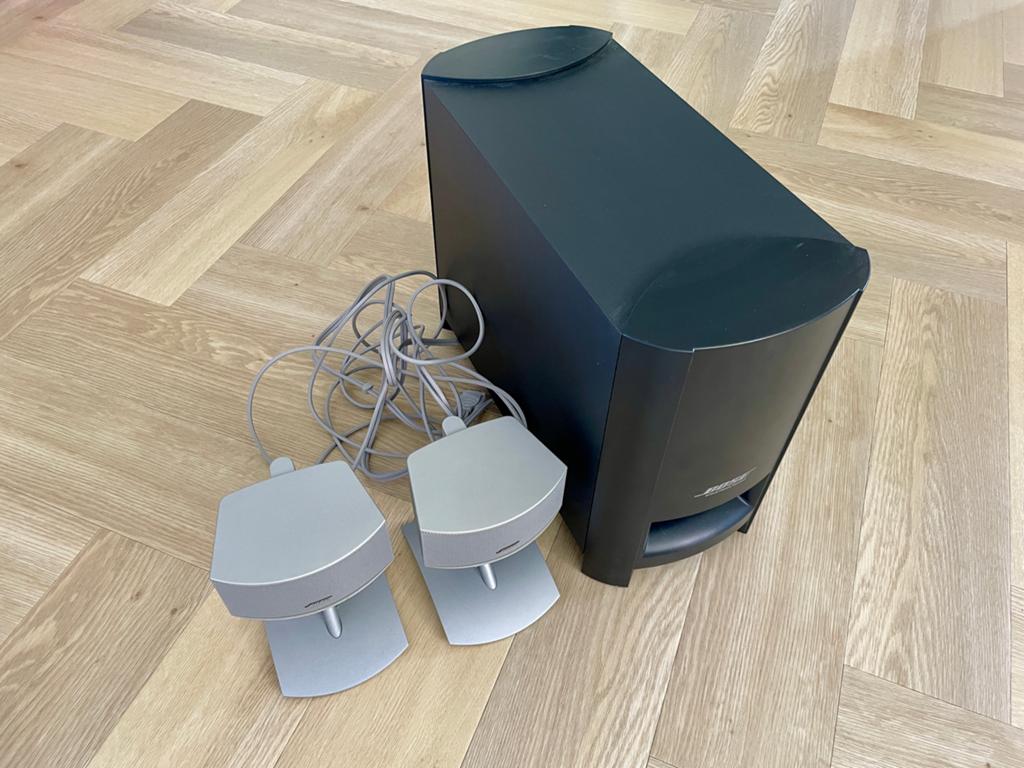 Te koop: Mooie Bose 321 GS Media Center, Audio, Tv en Foto, Home Cinema-sets, Gebruikt, 2.1-systeem, Dvd-speler, Ophalen