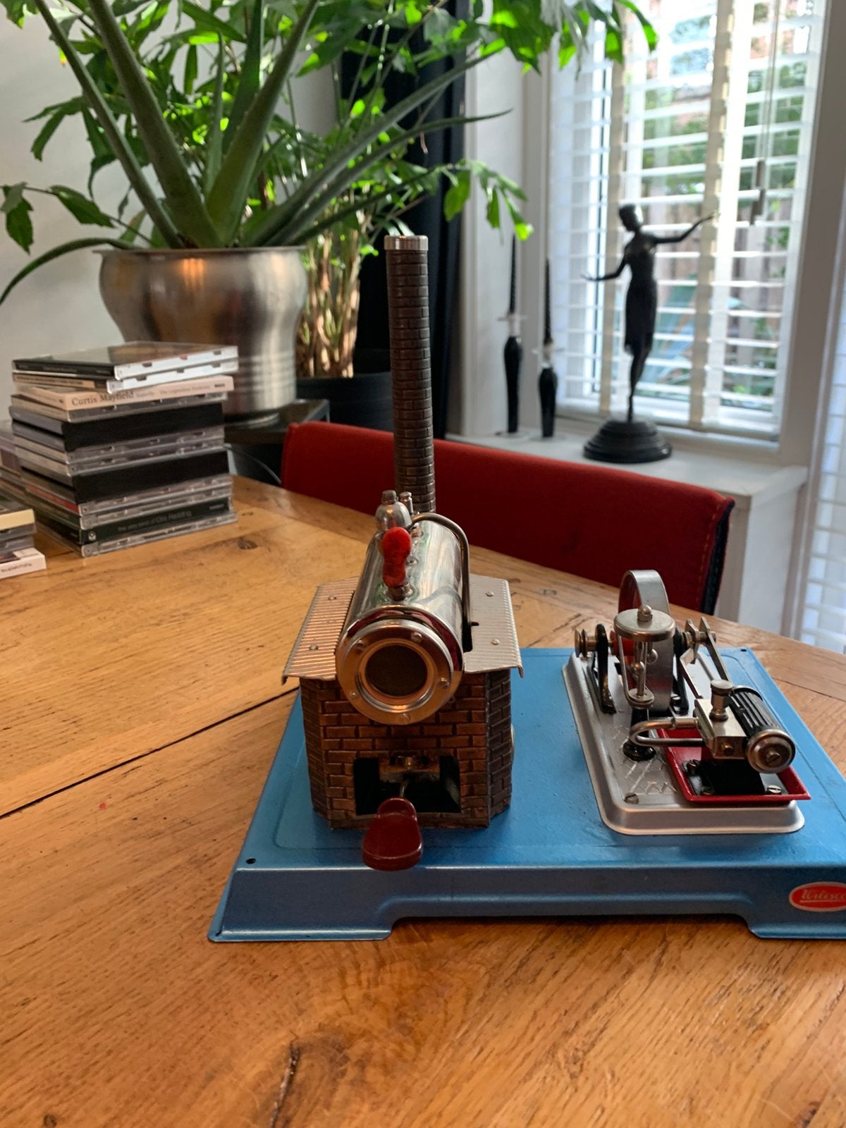 Wilesco d10 stoommachine., Ophalen of Verzenden, Zo goed als nieuw, Groter dan 1:32