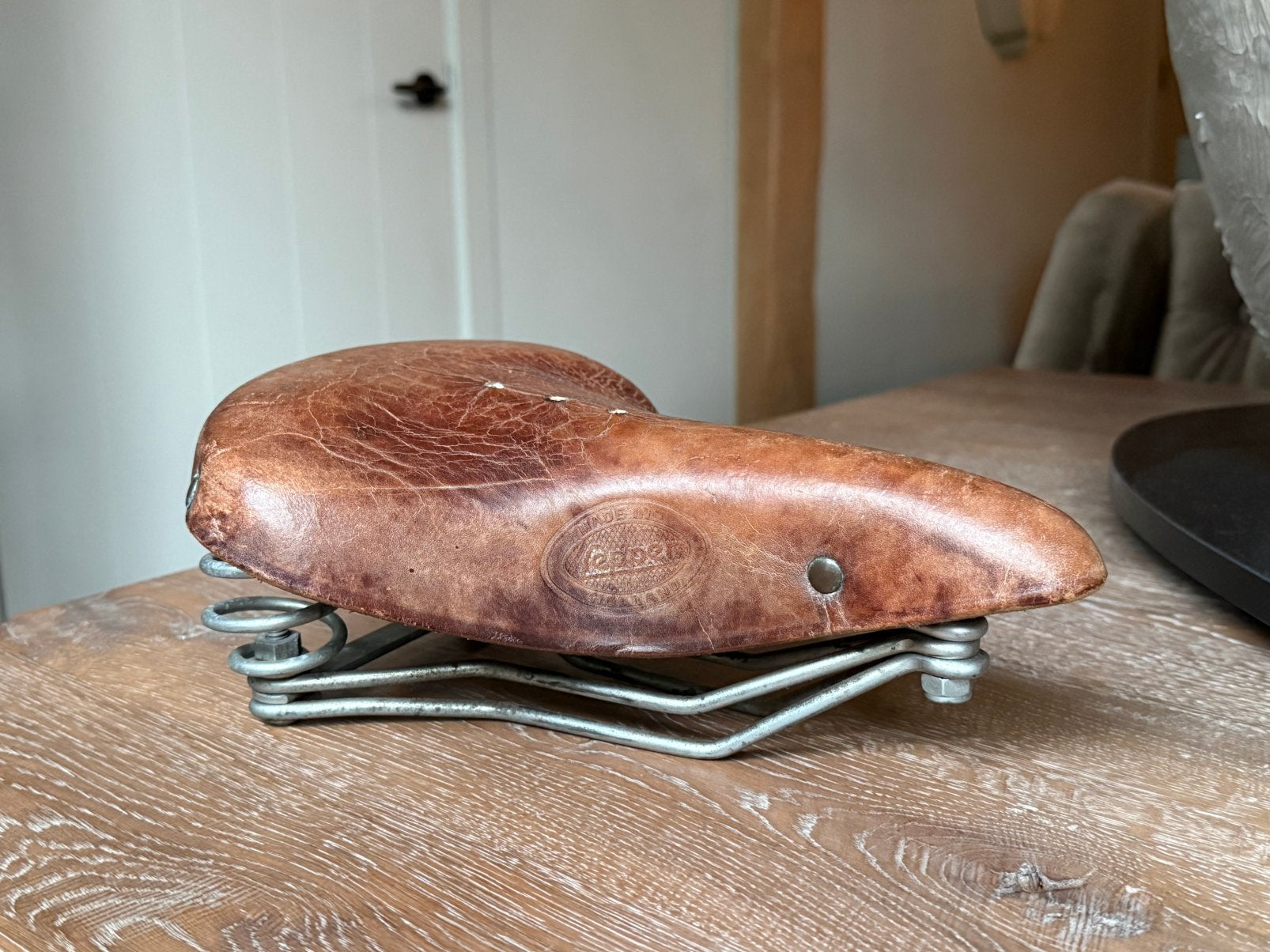 Lepper Vintage zadel Brooks in goede staat!, Ophalen of Verzenden, Zadel