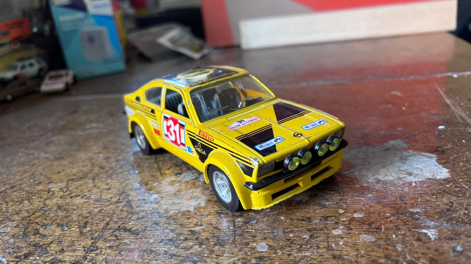 Burago Opel Kadett C rally, Hobby en Vrije tijd, Ophalen of Verzenden, Gebruikt, Auto, Bburago