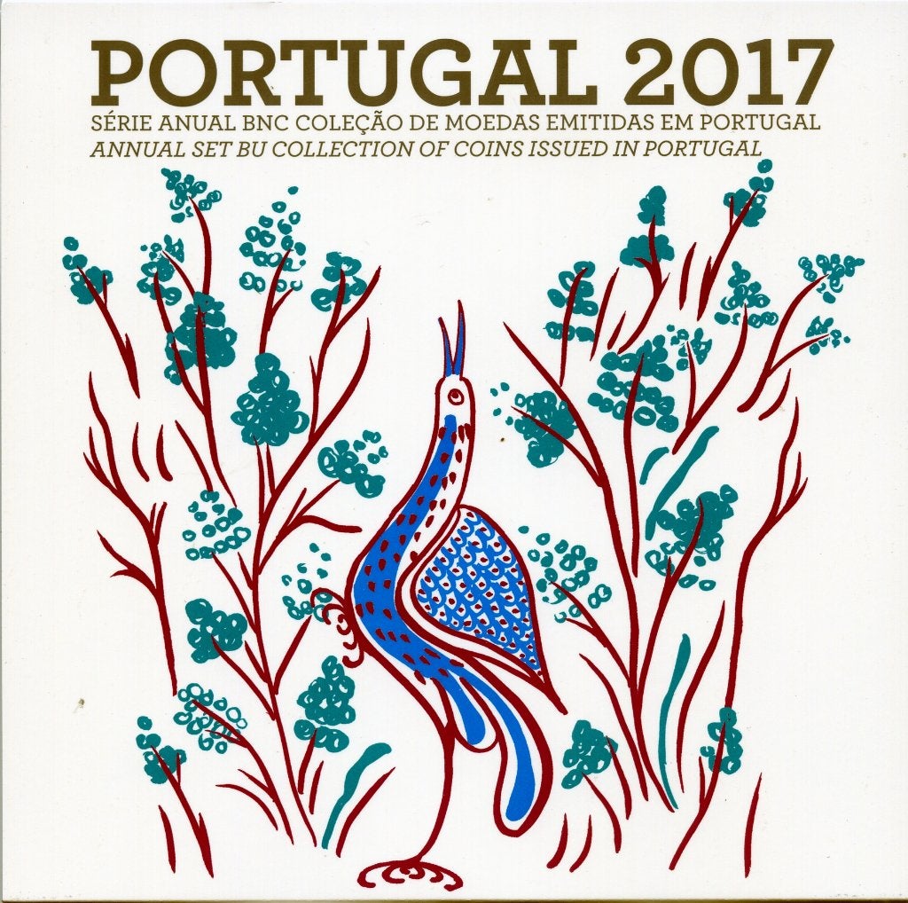 BU set Portugal 2017 - 1 cent t/m 2 euro - Blister, Postzegels en Munten, Munten | Europa | Euromunten, Verzenden, Portugal, Overige waardes