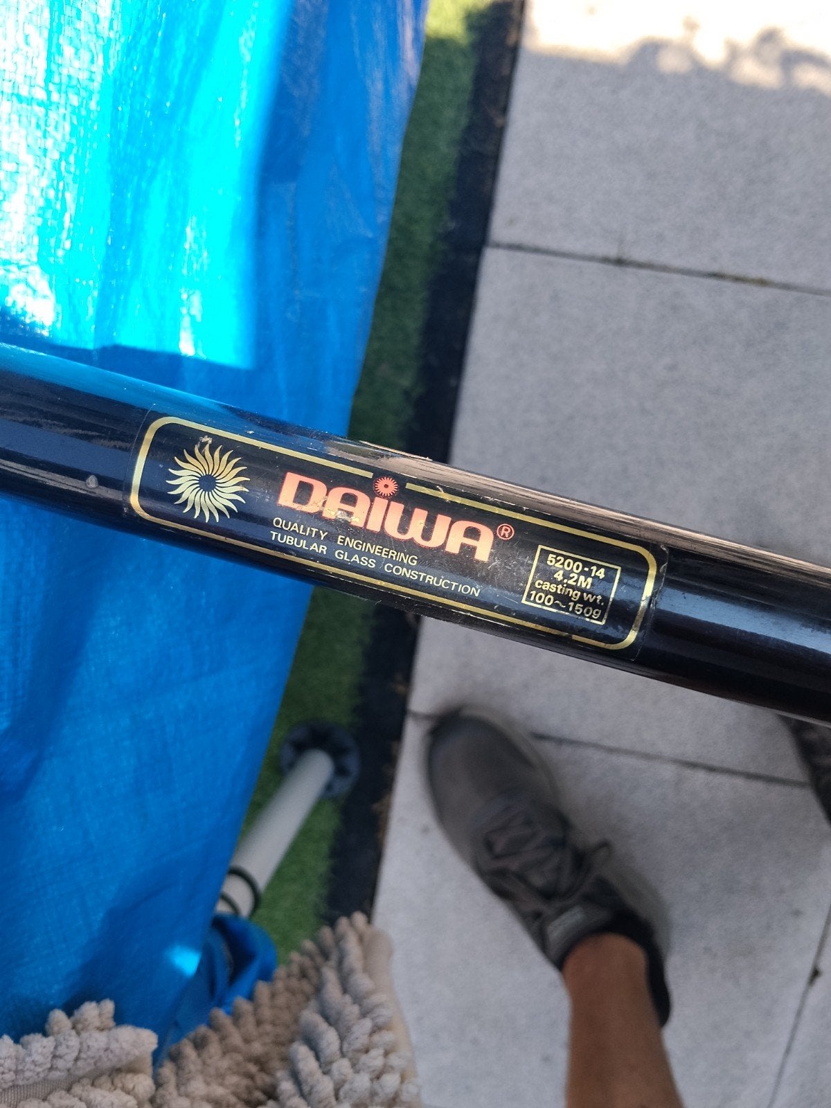 3 delig Daiwa Vishengel 4.2m, 100-150g werpgewicht, Ophalen of Verzenden, Gebruikt, Werphengel