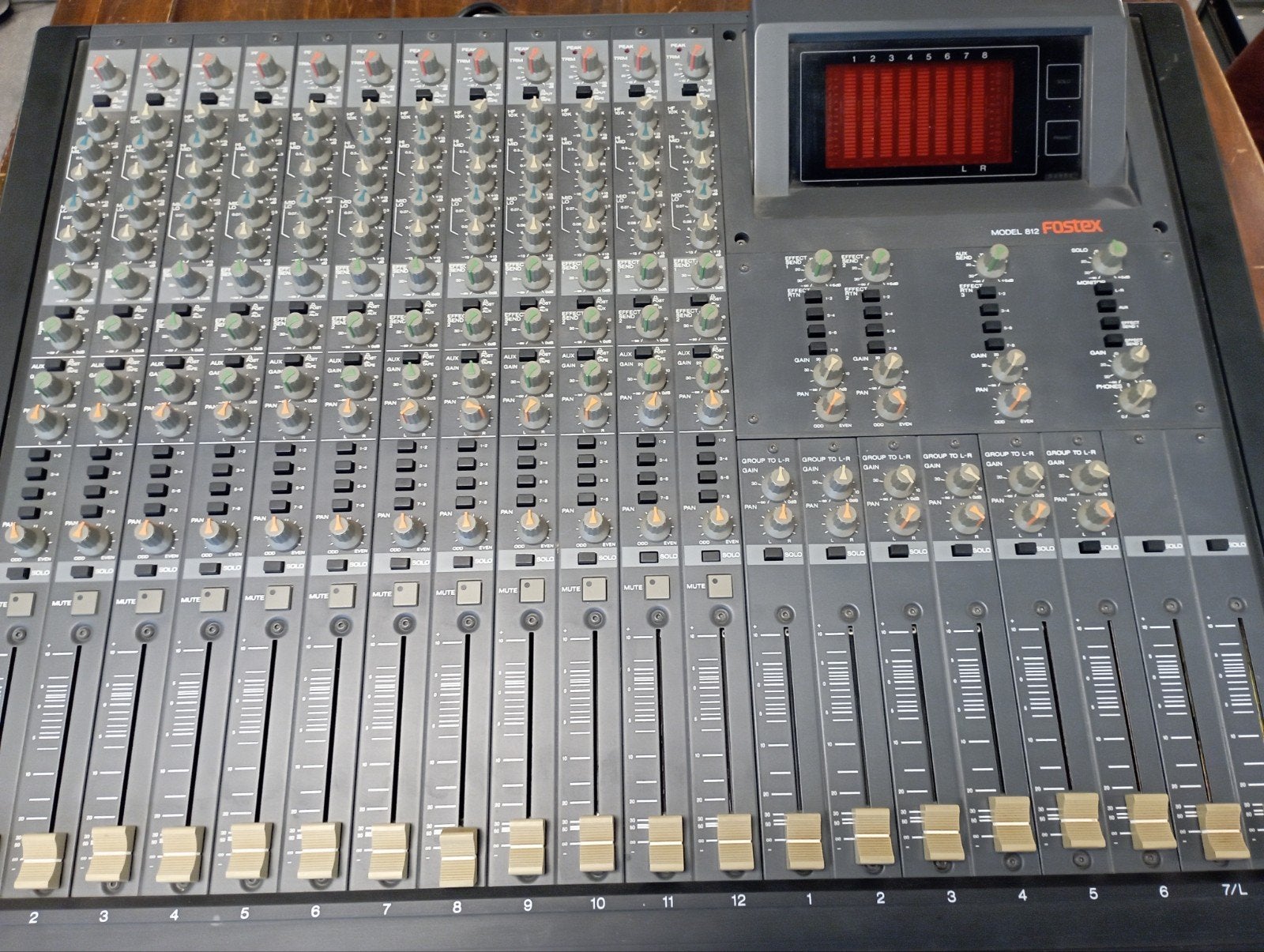 Fostex Model 812 Mengtafel, Muziek en Instrumenten, Mengpanelen, Gebruikt, Ophalen