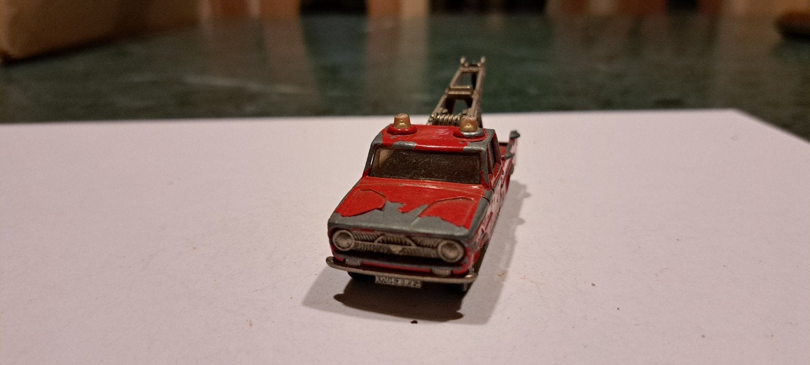 takelwagen 1:80 majorette, Ophalen of Verzenden, Auto