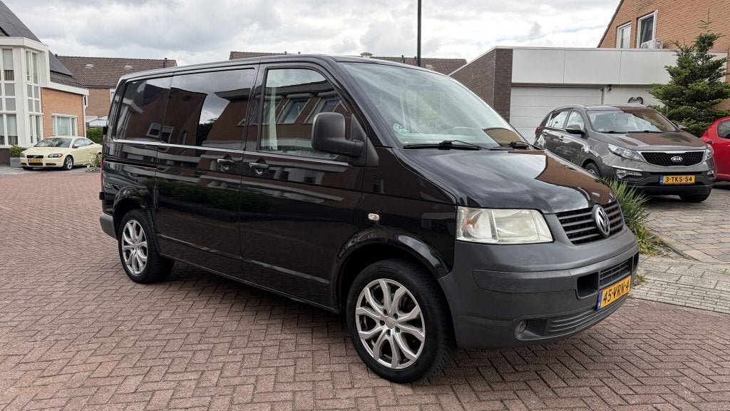 Volkswagen Transporter 2.5 TDI APK juli 2027 Automaat dubbel, Automaat, Gebruikt, Volkswagen, Zwart