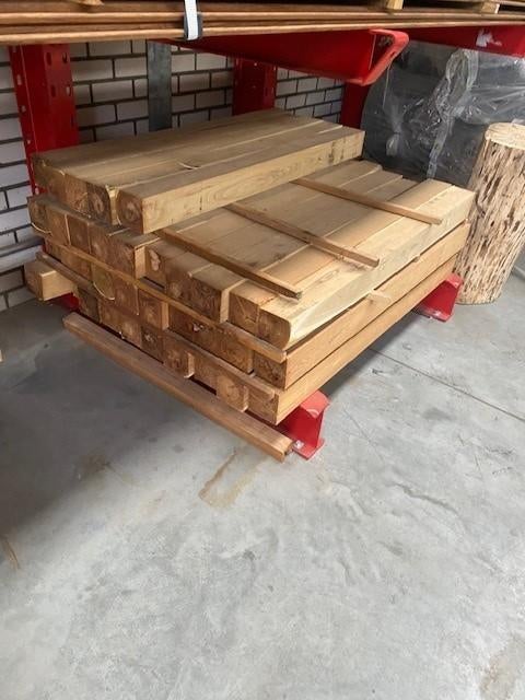 Robinia, bezaagd, 1400x110x110 mm te koop, Ophalen, Nieuw, 250 cm of meer, Palen