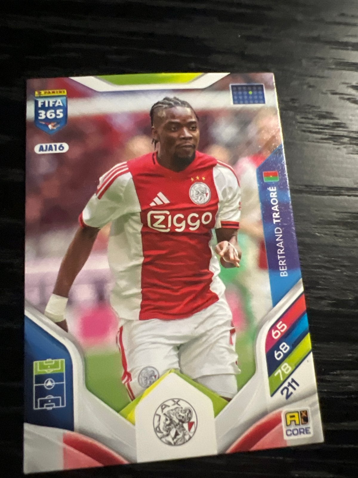Panini FIFA 365 Adrenalyn XL Bertrand Traoré Ajax, Ophalen, Zo goed als nieuw, Ajax, Spelerskaart