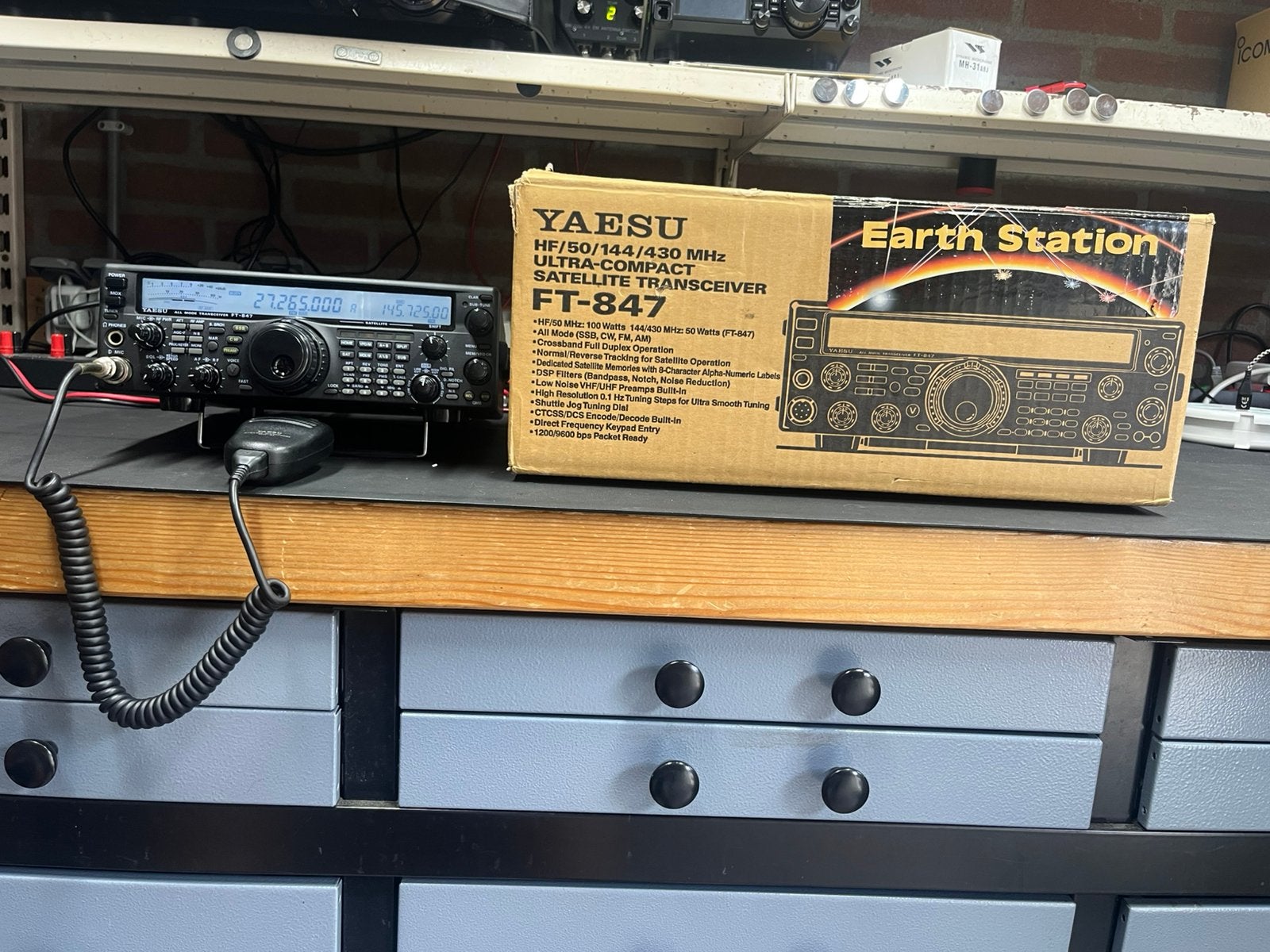 Yaesu ft 847 hf uhf vhf, Ophalen of Verzenden, Zo goed als nieuw