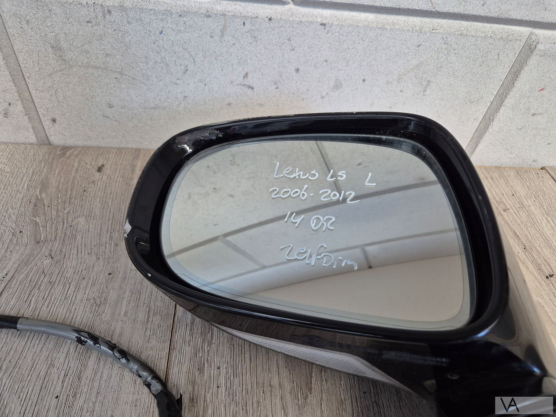 Lexus LS LS460 LS600h spiegel links zelfdimmend 14 draden, Gebruikt, -, -, -