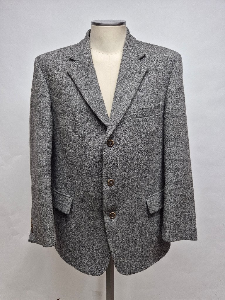 Harris Tweed blazer, maat 27, Maat 52/54 (L), Harris Tweed, Zwart, Ophalen of Verzenden