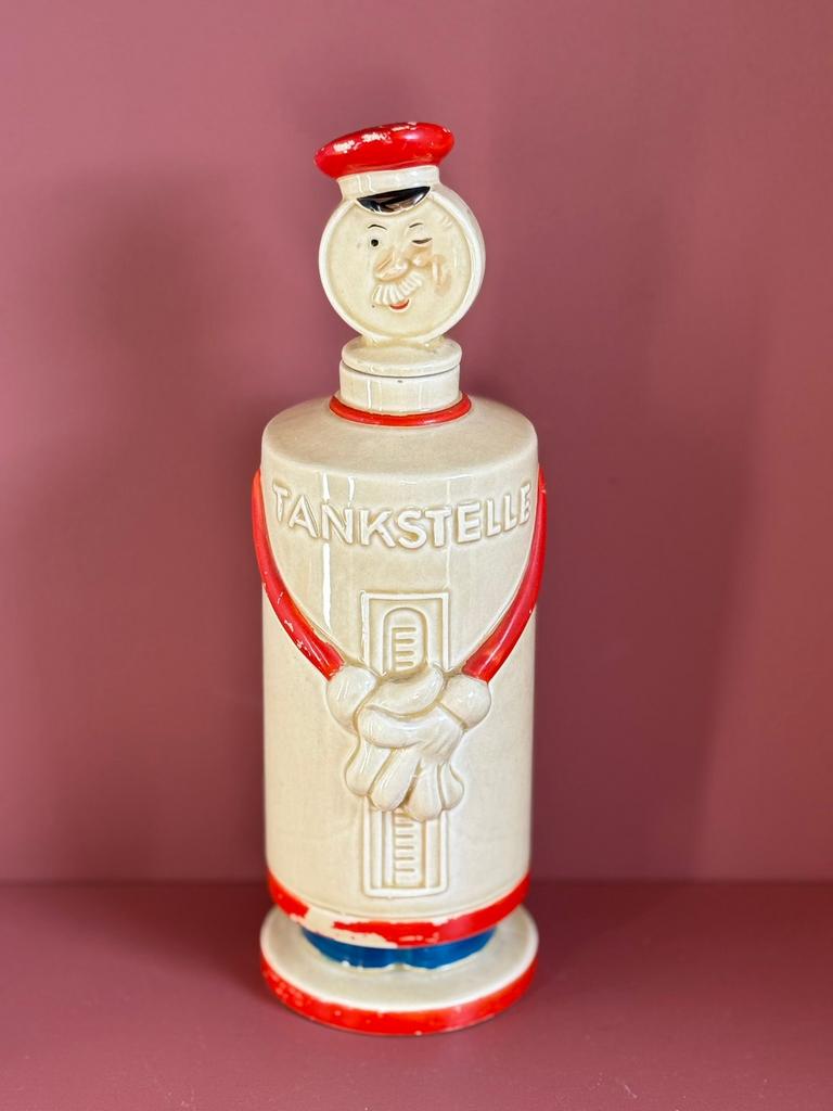 Vintage Tankstation Reclame Fles, Verzamelen, Ophalen of Verzenden, Zo goed als nieuw