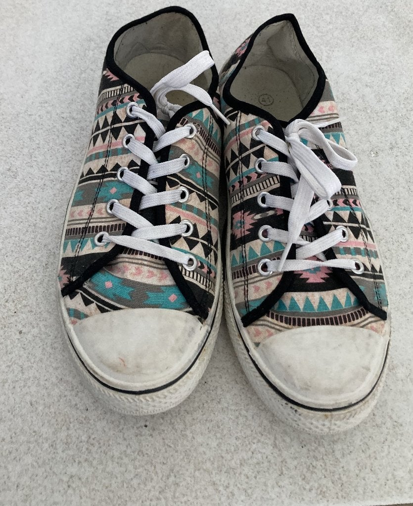 Trendy sneakers gympen dames mt 41, Overige kleuren, Ophalen of Verzenden, Gedragen, Sneakers of Gympen