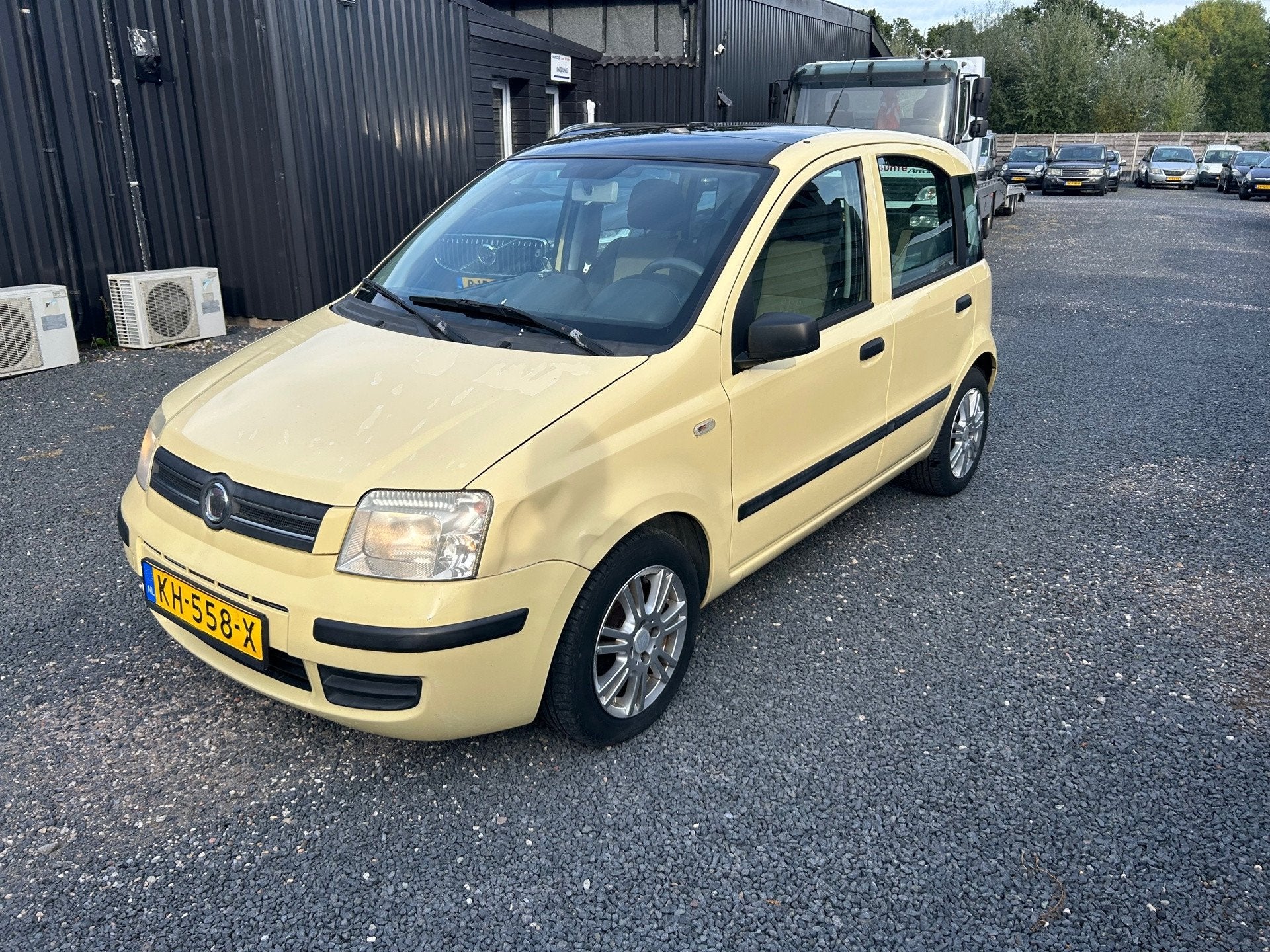 Fiat Panda 1.2 Emotion, Auto's, Voorwielaandrijving, Gebruikt, 1242 cc, Geel