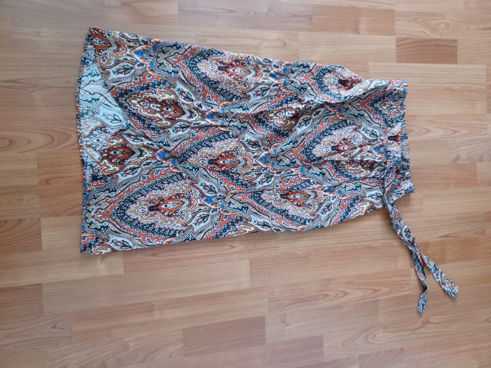 Amber Paisley Print Rok - Maat S, Ophalen of Verzenden, Zo goed als nieuw, Onder de knie