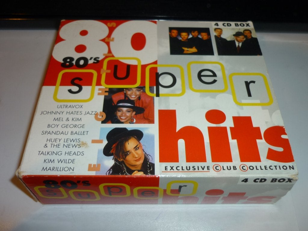 80's Super Hits de cd box met 4 cd's, Verzenden, Zo goed als nieuw, Pop