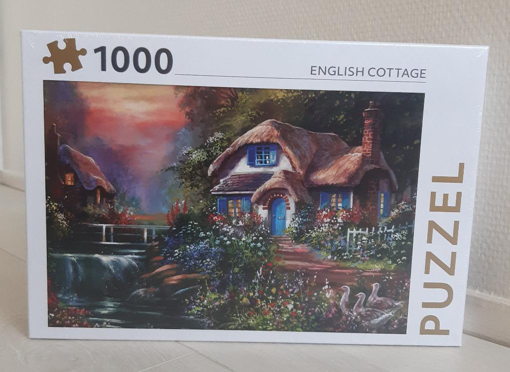 REBO puzzel English Cottage 39460-01 1000 stuks, Ophalen, 500 t/m 1500 stukjes, Nieuw, Legpuzzel
