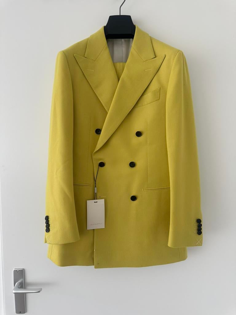 Prachtig Suitsupply Havana Pak - Geel - Maat 48, Kleding | Heren, Kostuums en Colberts, Ophalen of Verzenden, Nieuw, Maat 48/50 (M)