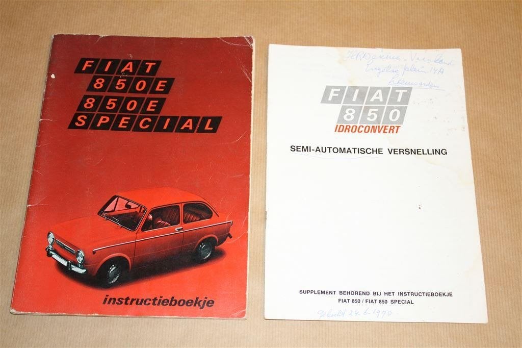 Fiat 850 E / 850 E Special - 1971, Ophalen of Verzenden