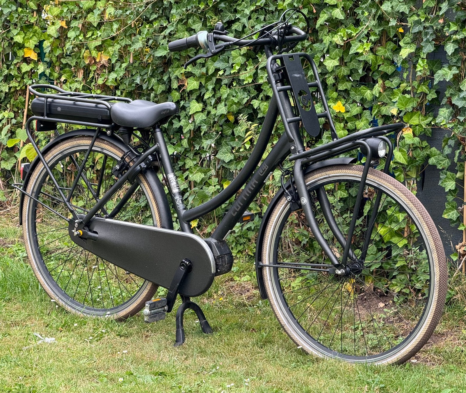 Cortina E-U4 transportfiets zwart dames 28 inch, 56 cm of meer, Ophalen, Overige merken