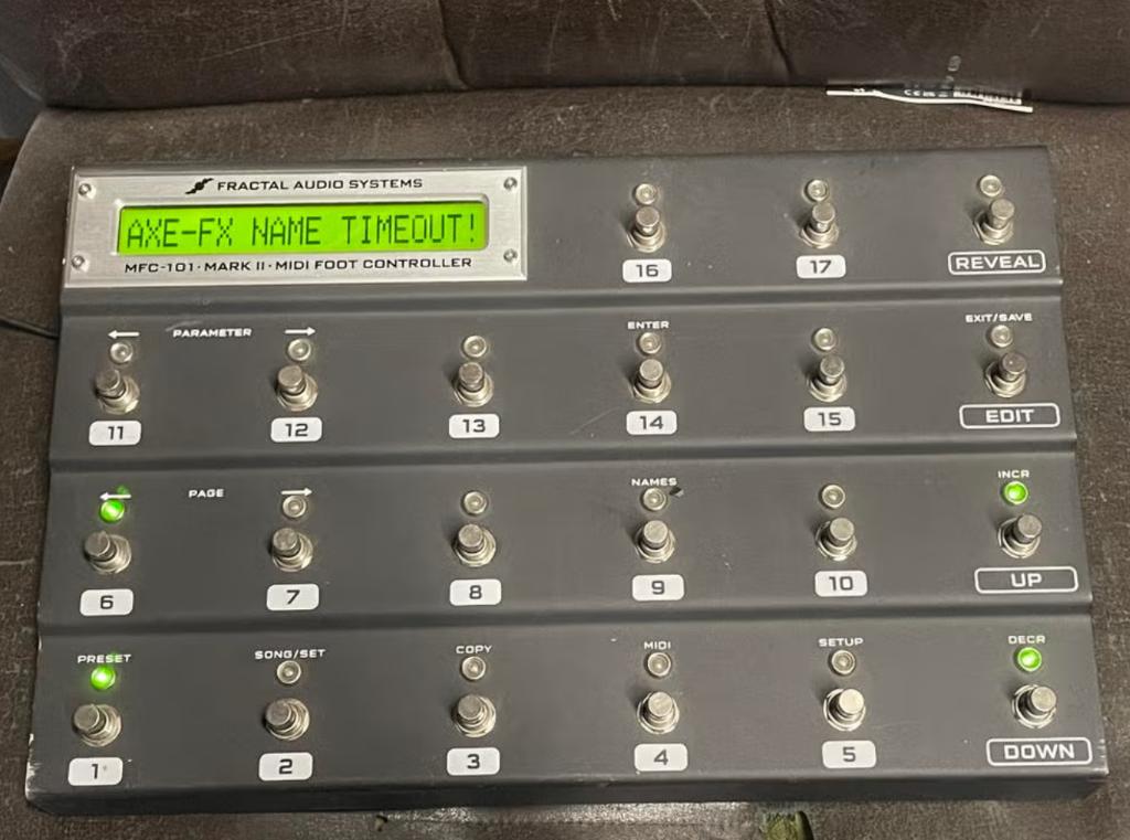 Fractal Audio MFC-101 Mark II , MIDI Foot Controller, Muziek en Instrumenten, Ophalen of Verzenden, Zo goed als nieuw