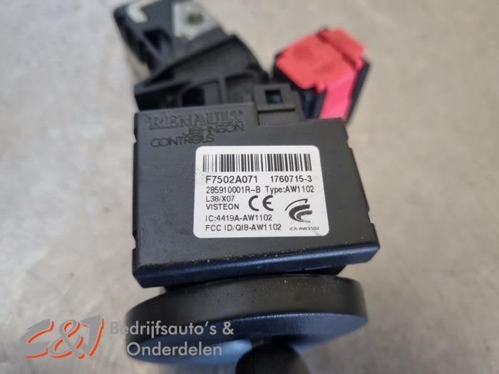 Kontaktslot + Sleutel van een Renault Trafic, Gebruikt, -, Renault, -