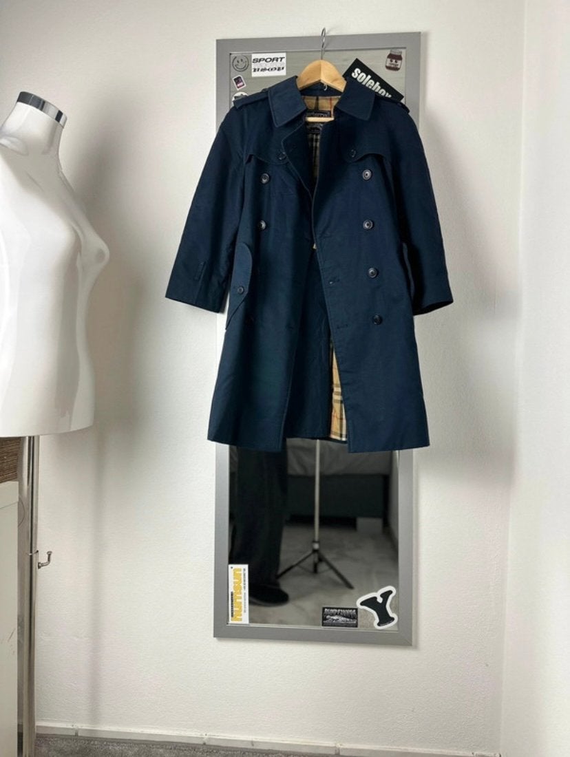 Burberry Trenchcoat Maat 30 (XXS), Verzenden, Gedragen, Maat 34 (XS) of kleiner, Blauw
