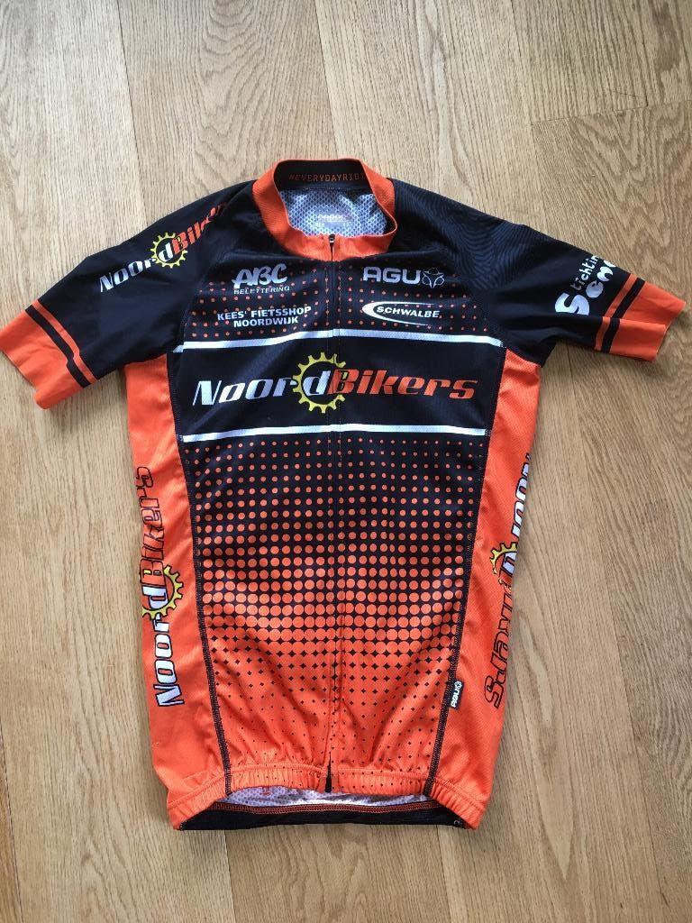 NoordBikers Kort mouw Men xxs, AGU, Ophalen of Verzenden, Zo goed als nieuw, Hardlopen of Fietsen