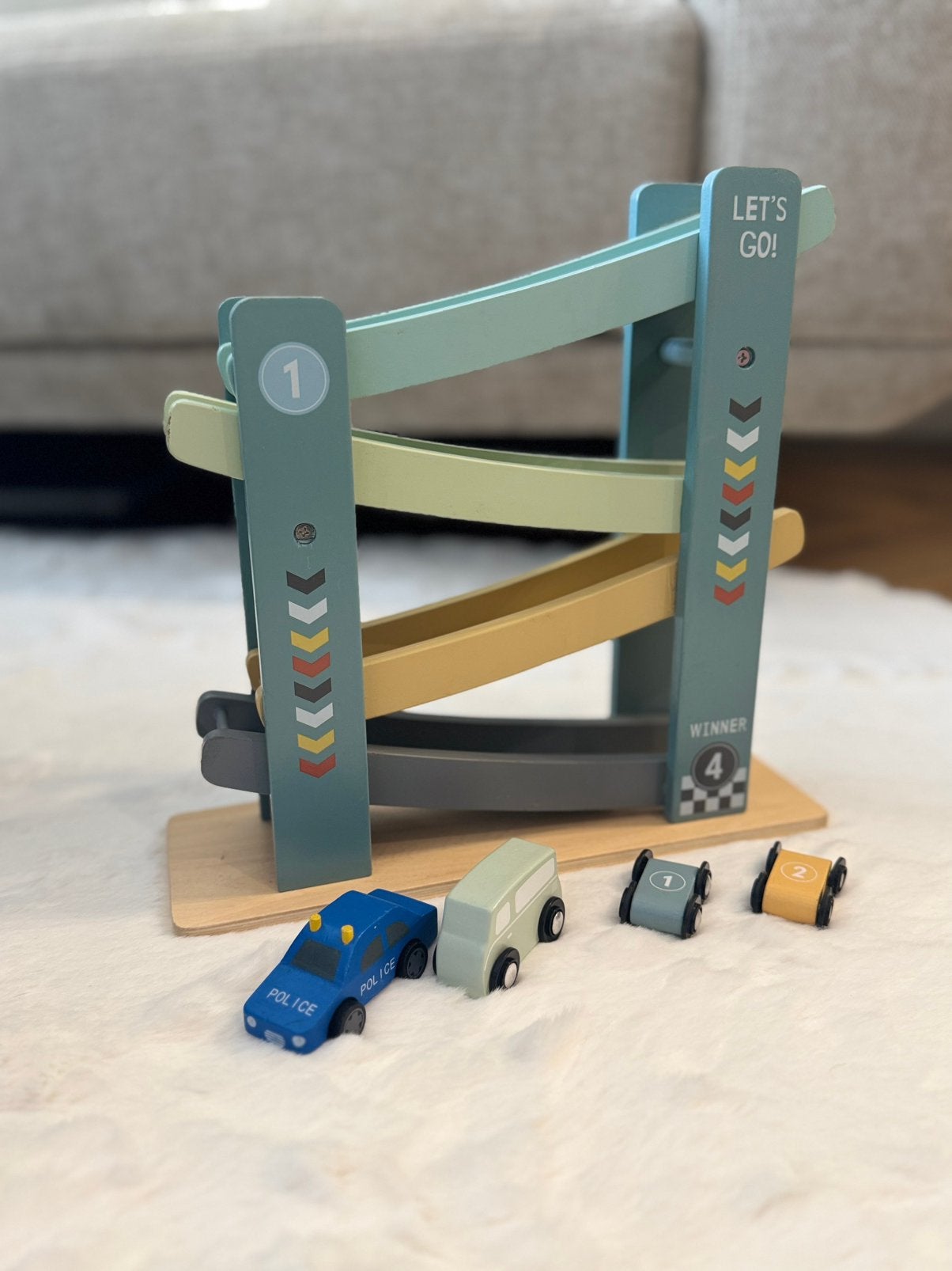Little Dutch Rollerbaan Autobaan - Blauw, Ophalen of Verzenden, Zo goed als nieuw