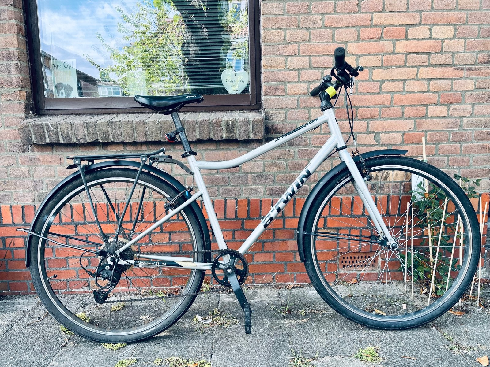 Btwin Riverside 120 Hybride Fiets, Overige merken, Ophalen of Verzenden, Zo goed als nieuw, Minder dan 10 versnellingen