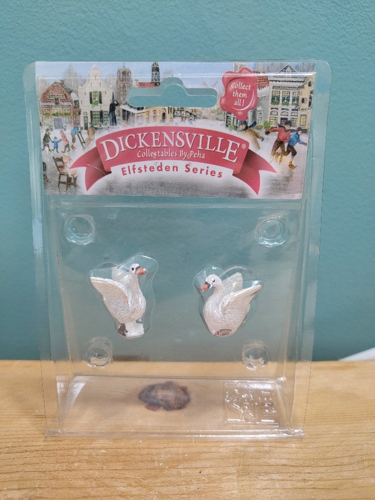 Dickensville Zwanen #DV111325 - Elfsteden serie, Ophalen of Verzenden, Nieuw