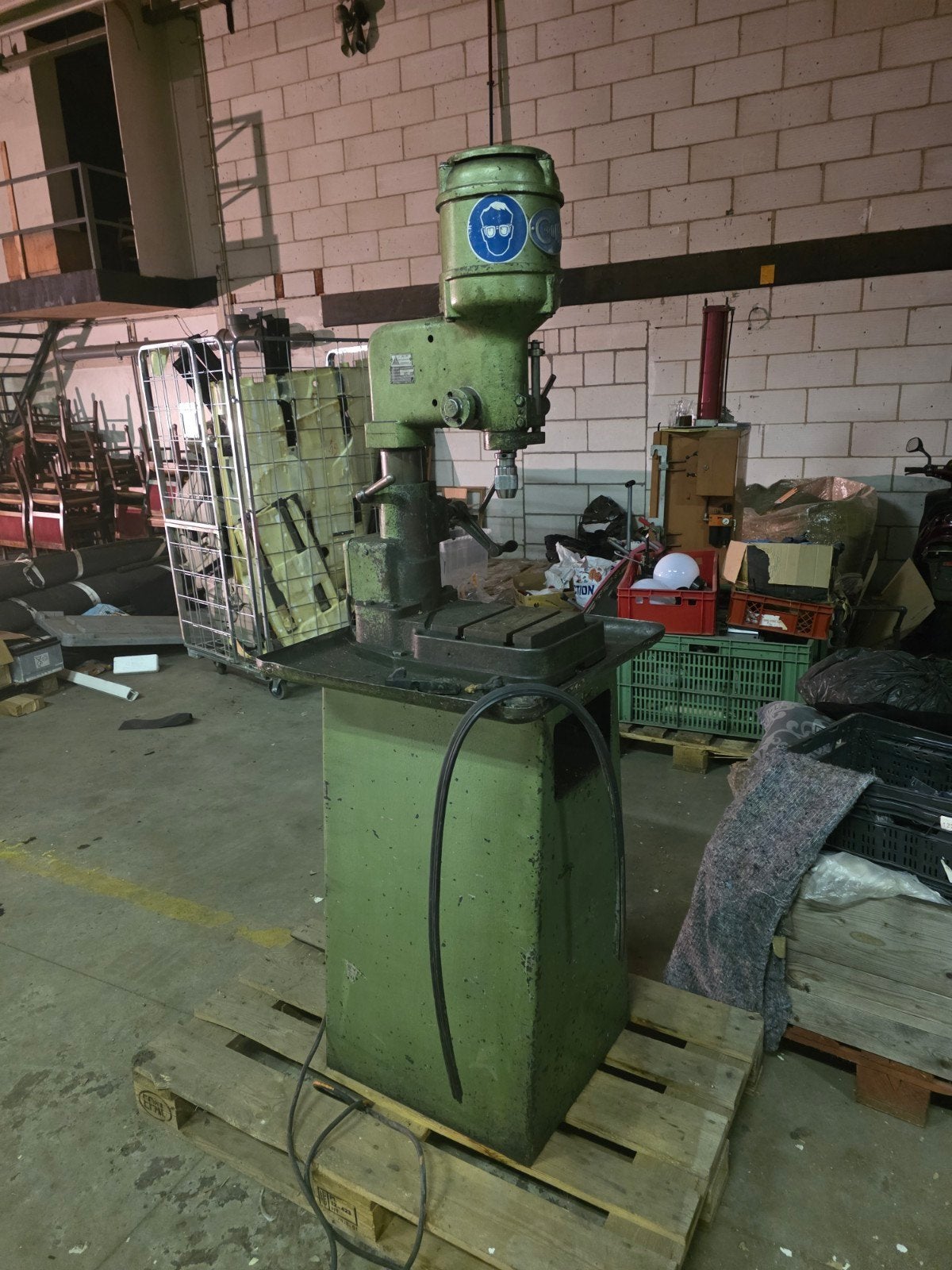 Robuuste Cordia 10 Kolomboormachine - 380V Krachtstroom, Doe-het-zelf en Verbouw, Ophalen, Gebruikt, Minder dan 400 watt, Kolomboormachine