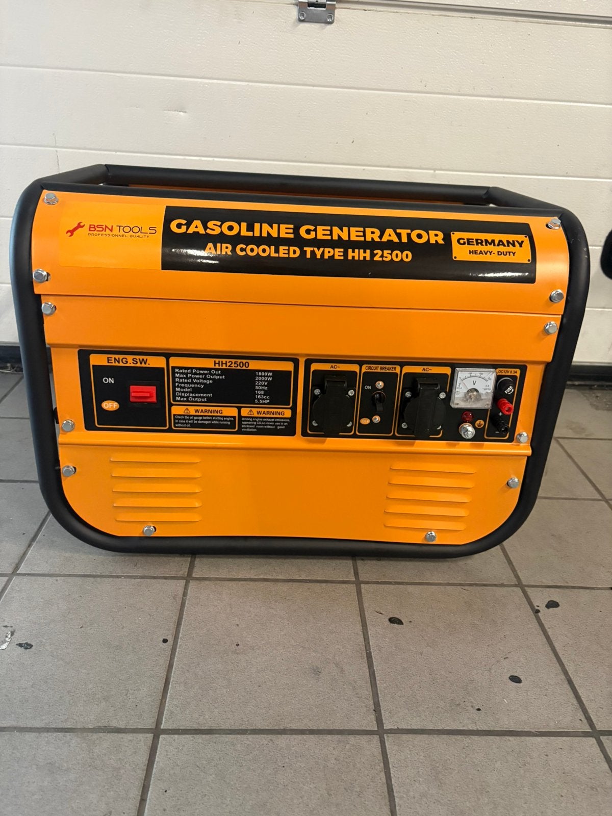 Bsn tools Aggergaat nieuw in doos, Ophalen, Zo goed als nieuw, Minder dan 5 kVA, Benzine