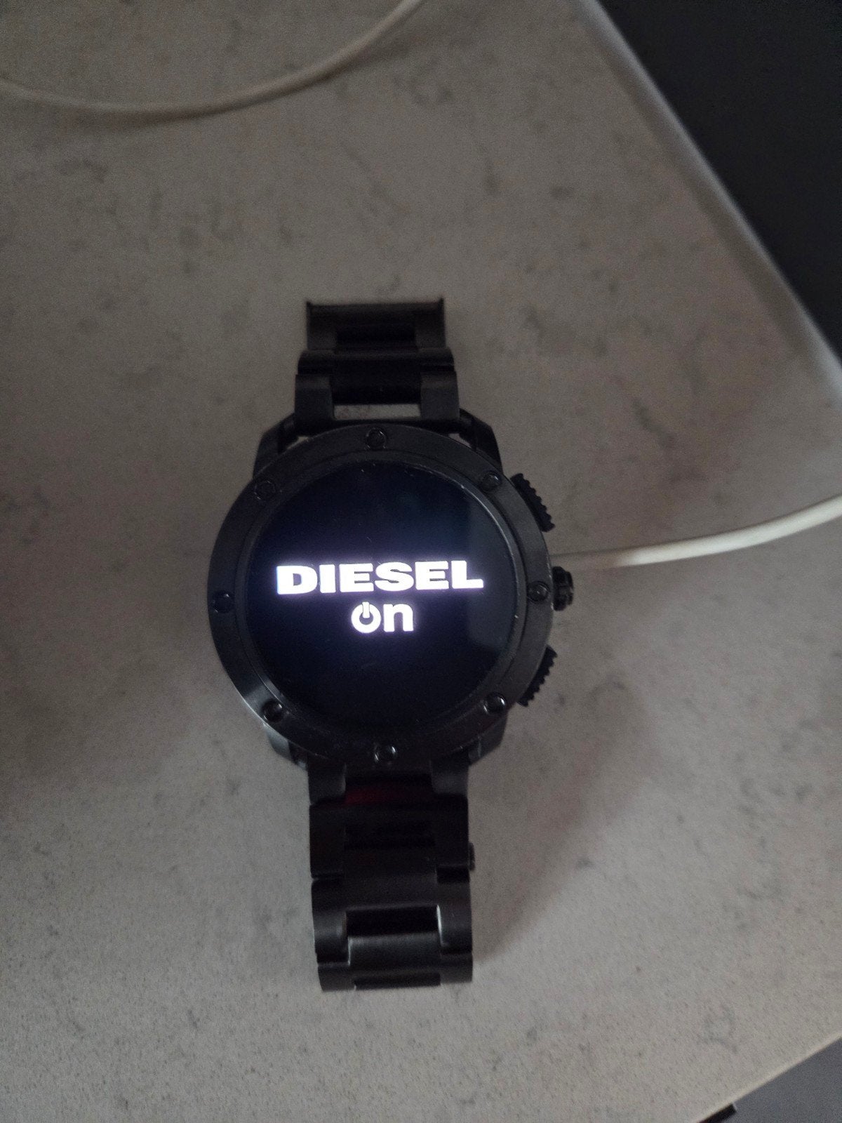 Diesel horloge - DZT2017 / On Axial Gen 5 smartwatch, Ophalen of Verzenden, Zo goed als nieuw, Staal, Overige merken