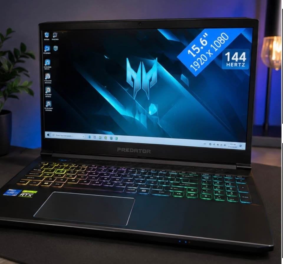 Acer predator triton 300 gaming laptop, Computers en Software, Ophalen, Gebruikt, 2 tot 3 Ghz, Gaming