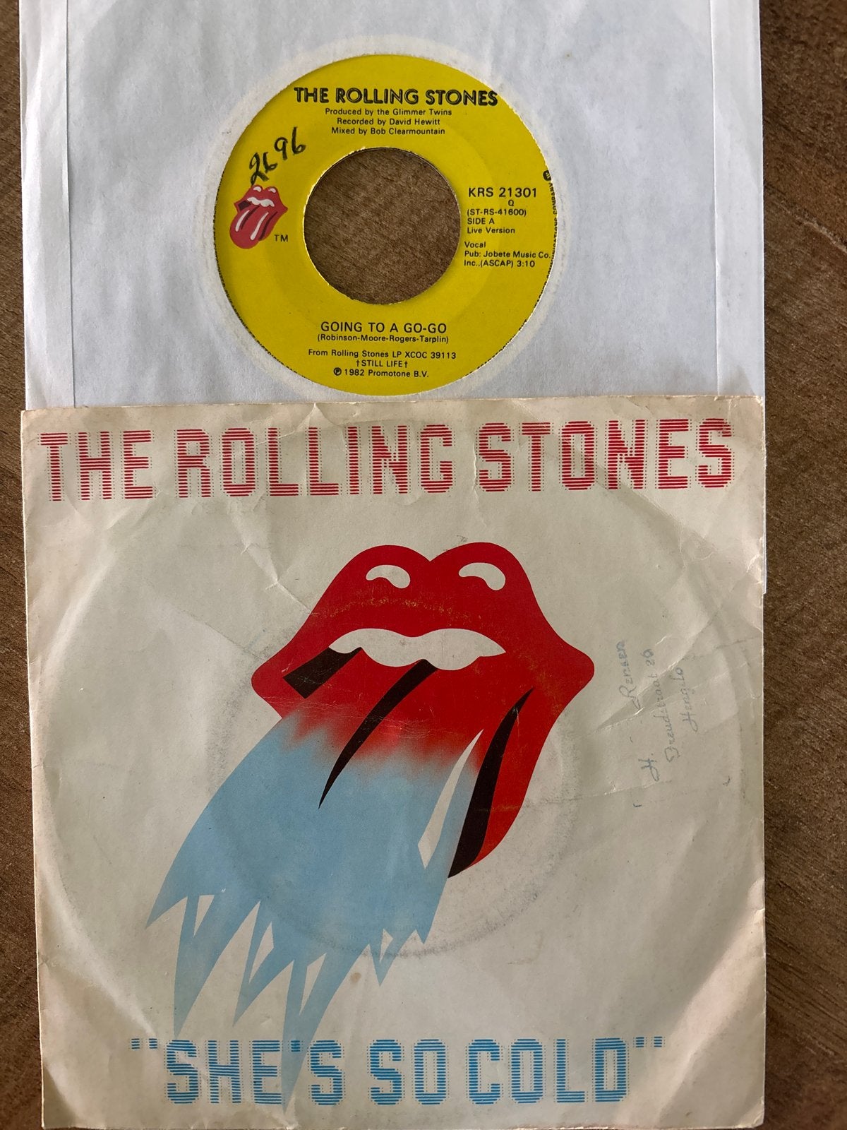 The Rolling Stones - Going To A Go-Go / She's So Cold 7" Vin, Gebruikt, 7 inch, Ophalen of Verzenden, Classic Rock