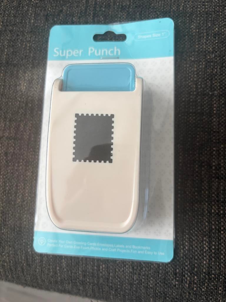 Postzegel pons - Super Punch voor creatieve projecten, Hobby en Vrije tijd, Knutselen, Nieuw, Gereedschap of Toebehoren, Geschikt voor karton