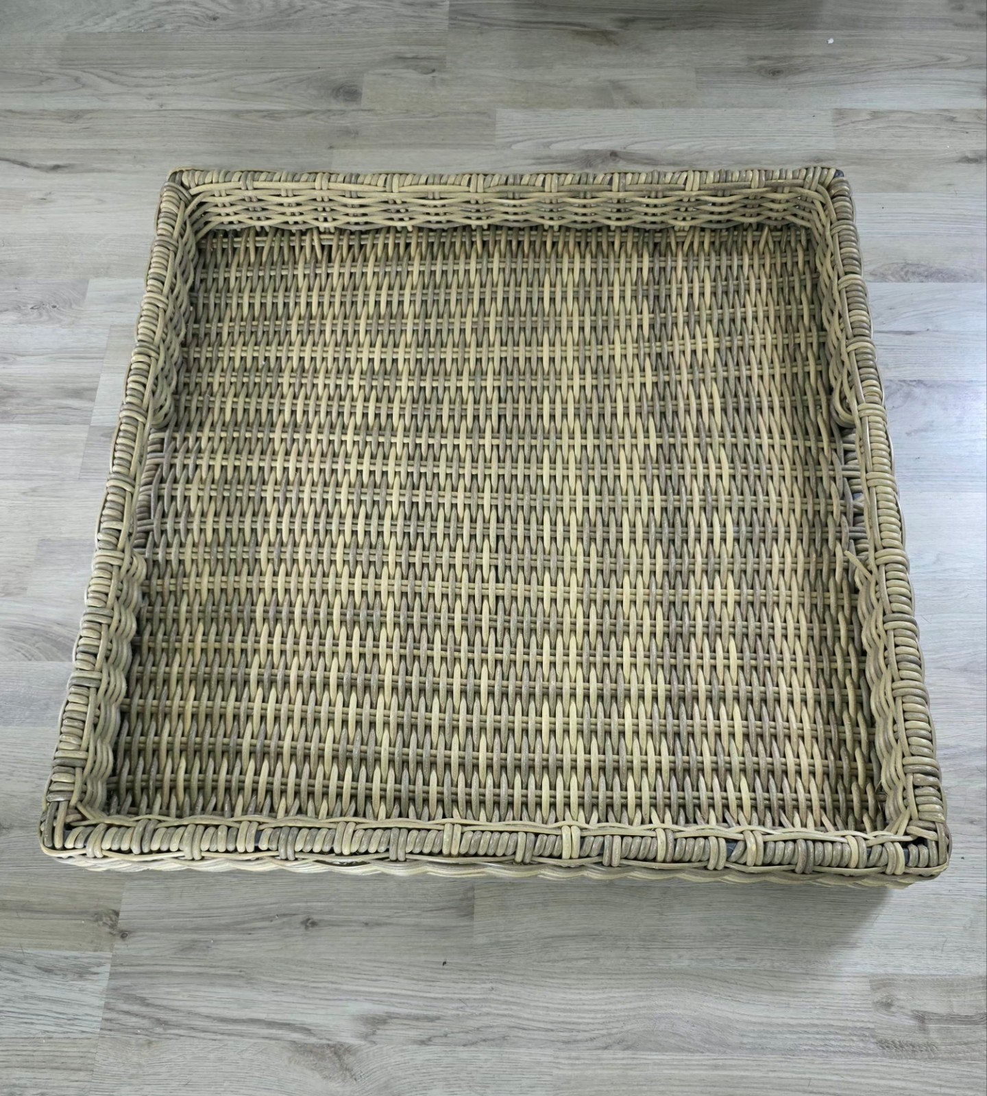 Groot dienblad voor buiten hocker loungeset, Huis en Inrichting, Woonaccessoires | Dienbladen, Ophalen, Hout