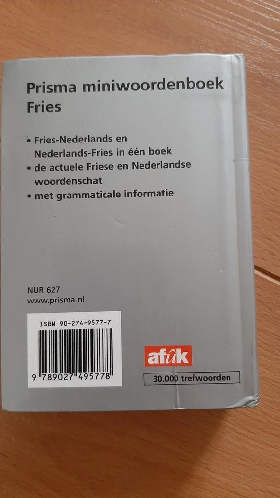 Prisma mini Nederlands/Fries, Fries/Nederlands woordenboek., Ophalen of Verzenden, Prisma of Spectrum, Nederlands