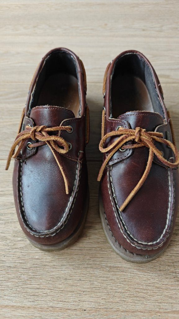 Sebago Ranger Waxy bootschoen, Verzenden, Zo goed als nieuw, Bruin, Veterschoenen
