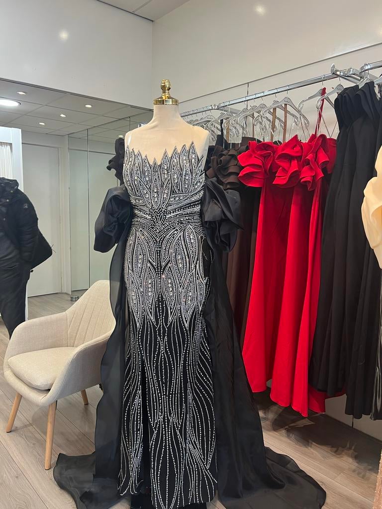 Unieke Galajurk uit Turkije - Nooit Gedragen!, Kleding | Dames, Ophalen of Verzenden, Nieuw, Zwart, Galajurk