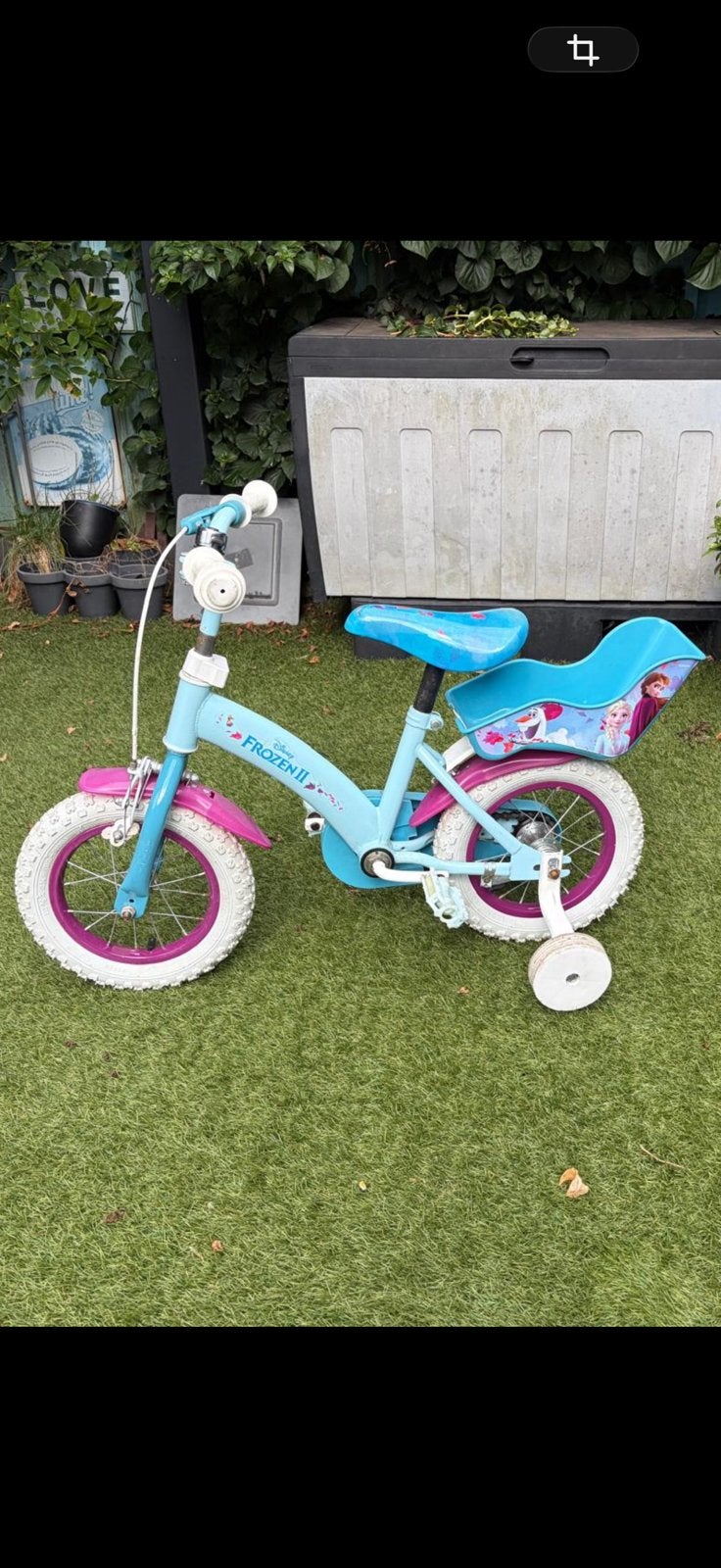 Frizen fietsje 12 inch, Ophalen, Gebruikt
