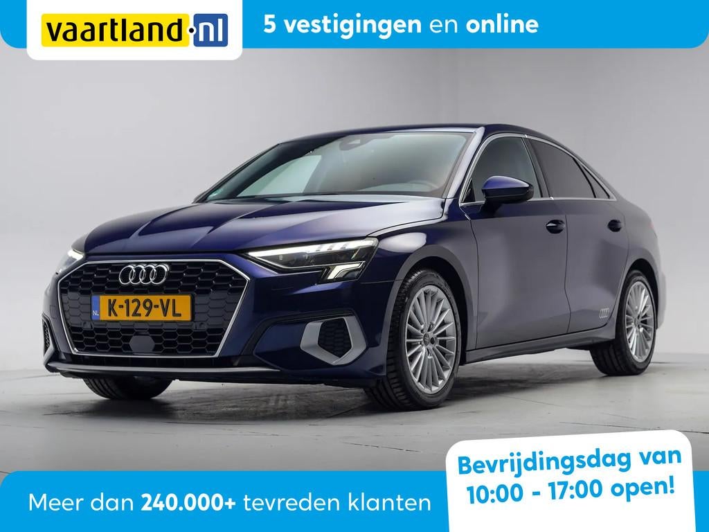 Audi A3 Limousine 35 TFSI 150pk Sport Aut. [ LED Virtual Nav, Auto's, 1295 kg, 4 cilinders, 150 pk, Blauw