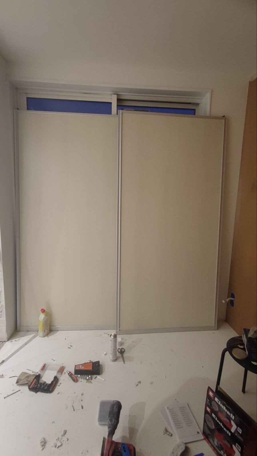 Schuifdeuren, Huis en Inrichting, Ophalen, Gebruikt, 100 tot 150 cm, 200 cm of meer