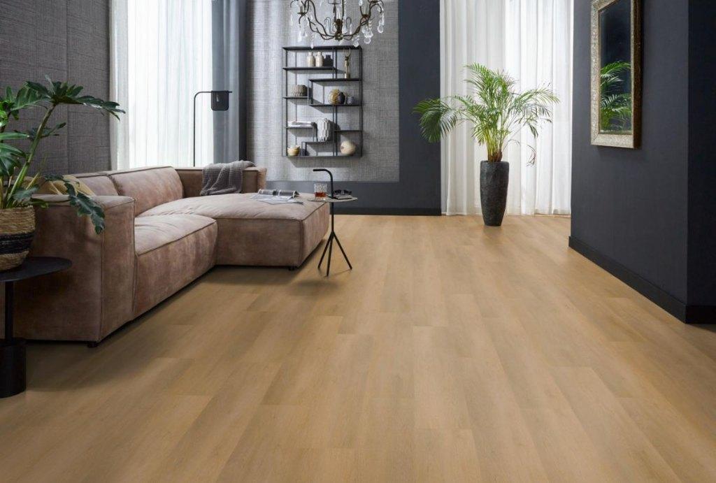 Pvc click Franse eik €17,95m2 XL Plank 22,8cm brede plank, Bruin, Pvc vloer click Franse warme eiken kleur, 75 m² of meer, Nieuw