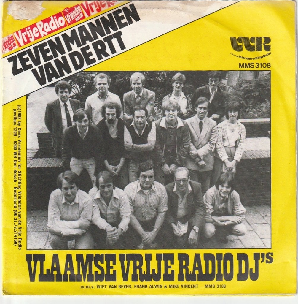 Vlaamse vrije radio - Poosterhoes- zeven mannen van RTT - 56, Ophalen, Gebruikt, 7 inch, Levenslied of Smartlap