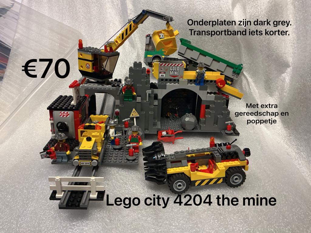 Lego 4204 city goudmijn, Ophalen of Verzenden, Gebruikt